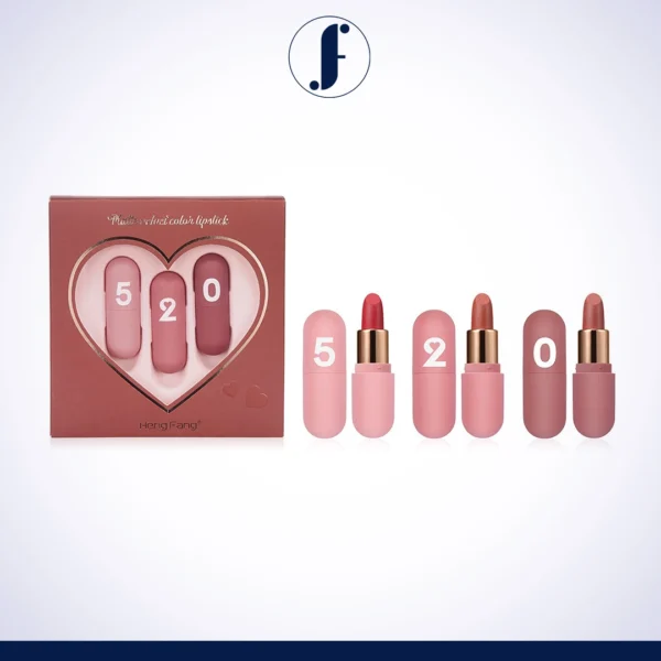 Domestic-cosmetics-Hengfang-mini-romantic-capsule-520-velvet-lipstick-three-piece