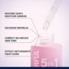 Farjun 5 In 1 Facial Skin Care Serum, Face Serum With 5% Niacinamide, 10% Vitamin C, Vitamin E 30%, Collagen, Anti-Aging and Whitening